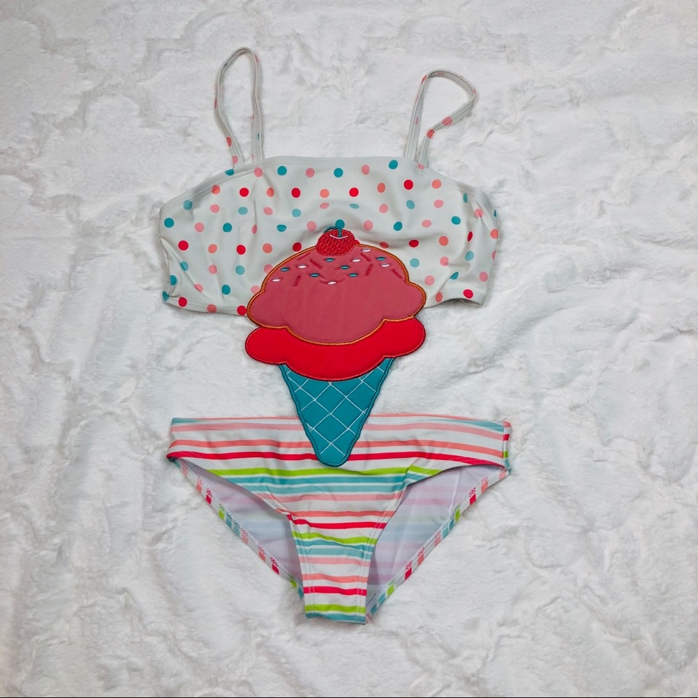 Ice Cream Children’s Bathing Suit 7 - Picture 3 of 8